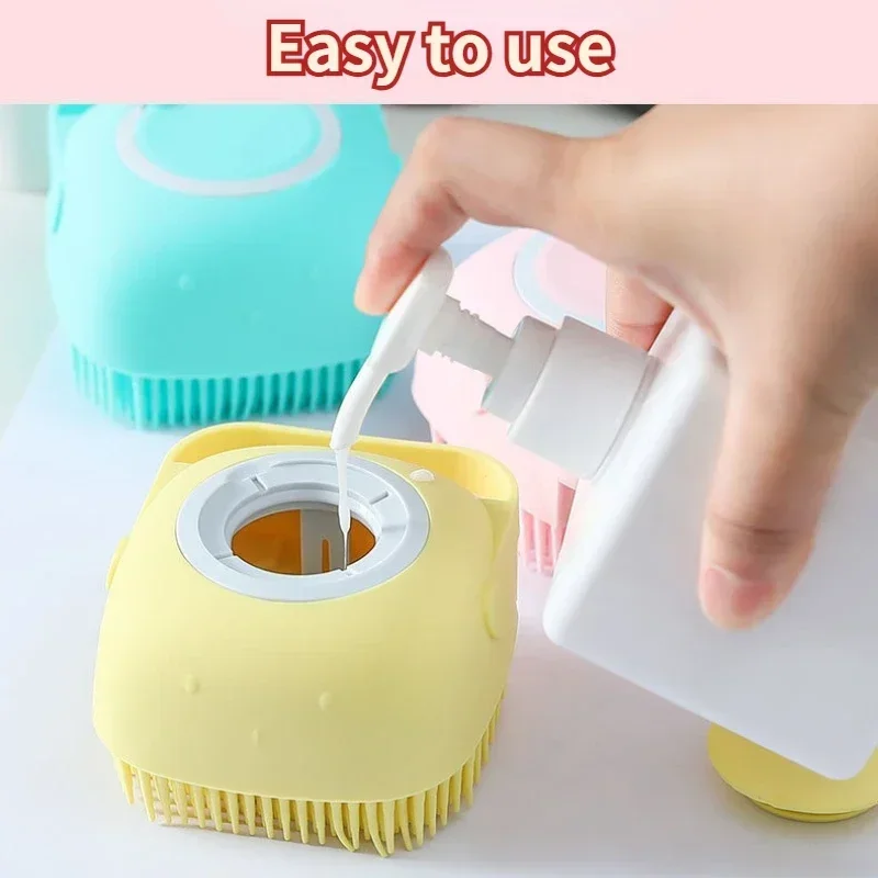 Silicone Pet Bath Massage Glove 4