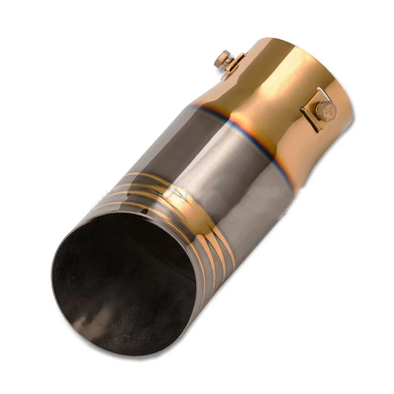 68mm Car Exhaust Muffler Tips RearTail Pipes universal stainless steel auto Exhaust Tailpipe Tip Tail Muffler Tip Car acessories