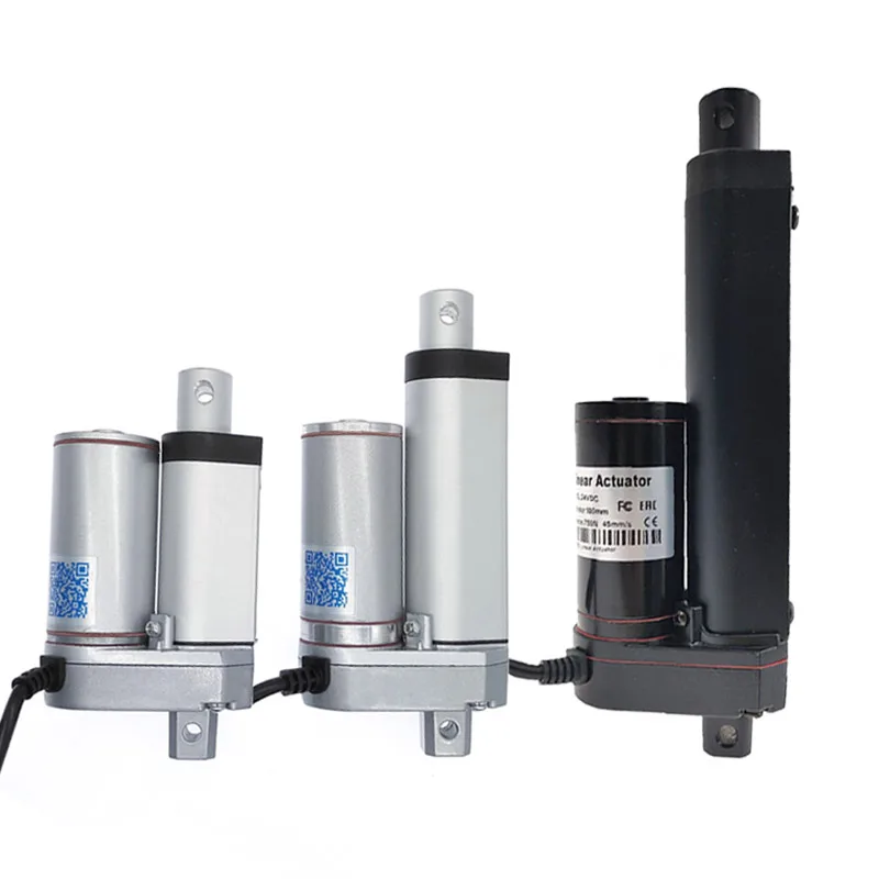 Silnik elektryczny Dc 12V siłownik liniowy 100mm 50mm 30mm skok 24V otwieracz do okien 100N300N500N700N1000N1200N1500N