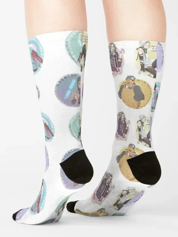 Zero Escape - 999 Socks Christmas crazy Toe sports cute Girl'S Socks Men's
