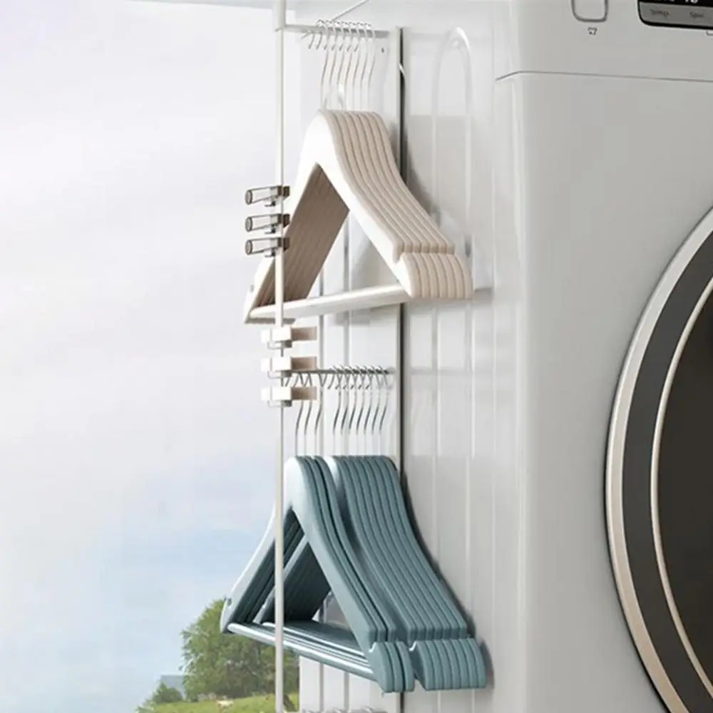 Magnetic Fridge Side Towel Holder Hanger Storage Rack Kitchen Rack Side Washing Machine Magnetic Organizer Refrigerator Shelf