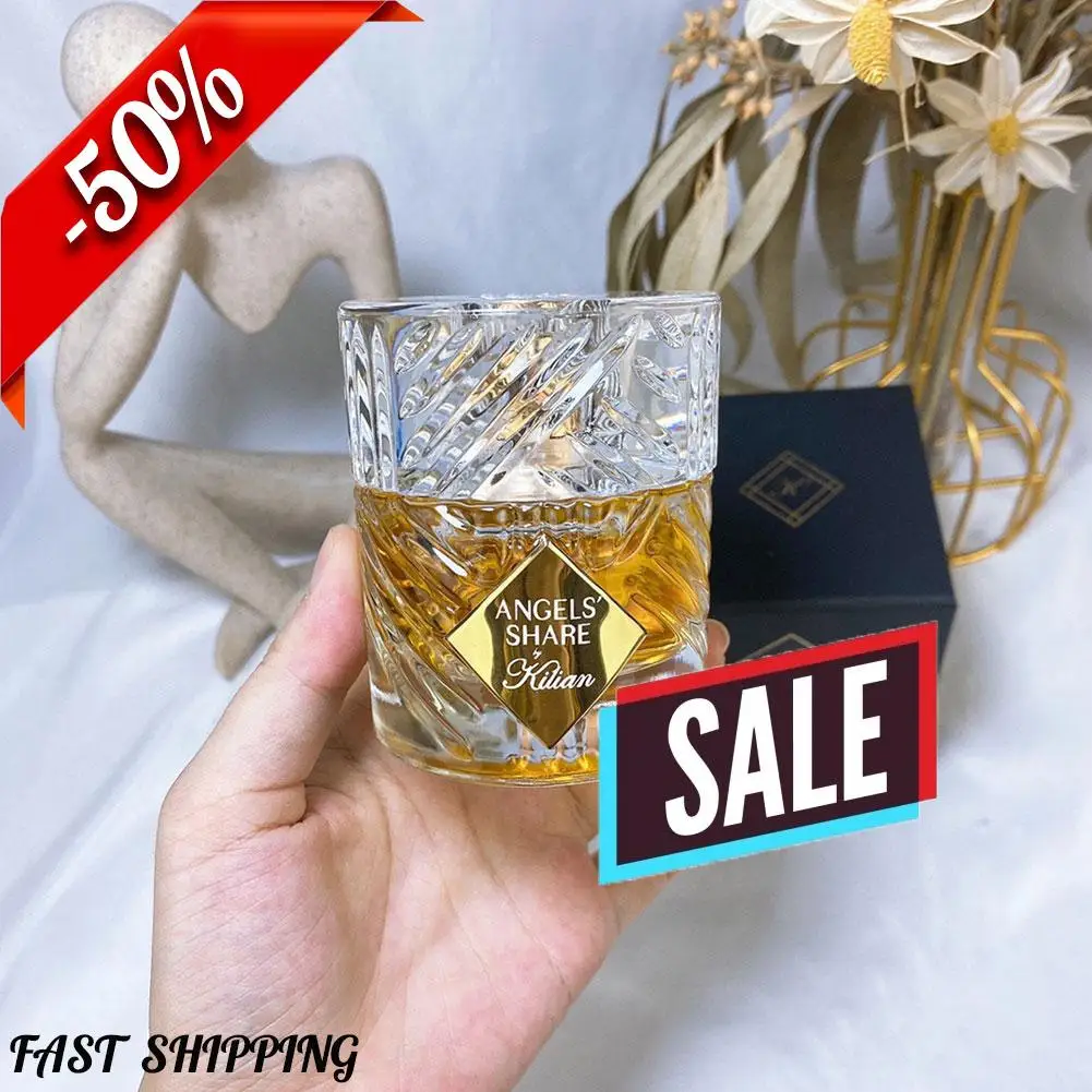 New Kilian Angels Share EDP Spray Unisex 50ml Roses On Ice Eau de Parfum Blue Moon Parfum Apple Brandy On The Rocks