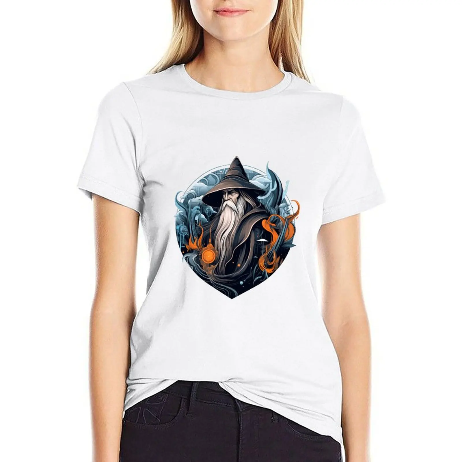 

Mage of the Ethereal Plane T-shirt oversized Aesthetic clothing t shirt dress Women