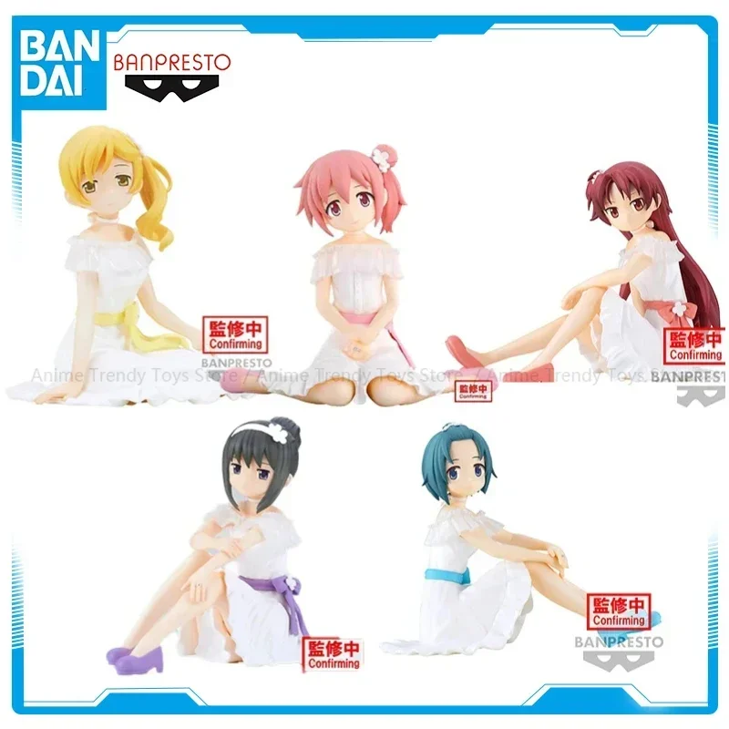 InStockOriginal Banpresto Puella Magi Madoka Magic Sakura Kyouko Akemi Homura Tomoe Mami Action Figure Model Dolls Festival Gift