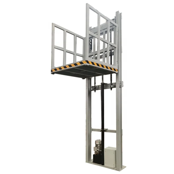 Custom Electric Hydraulic Industrial Elevator Cargo Elevator 1 Ton Capacity