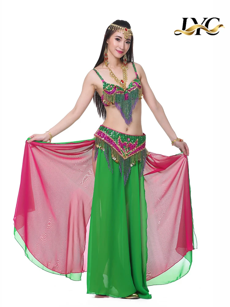 ชุดเต้นระบำหน้าท้องเซ็กซี่ ชุดฝึกซ้อมเต้นอินเดีย