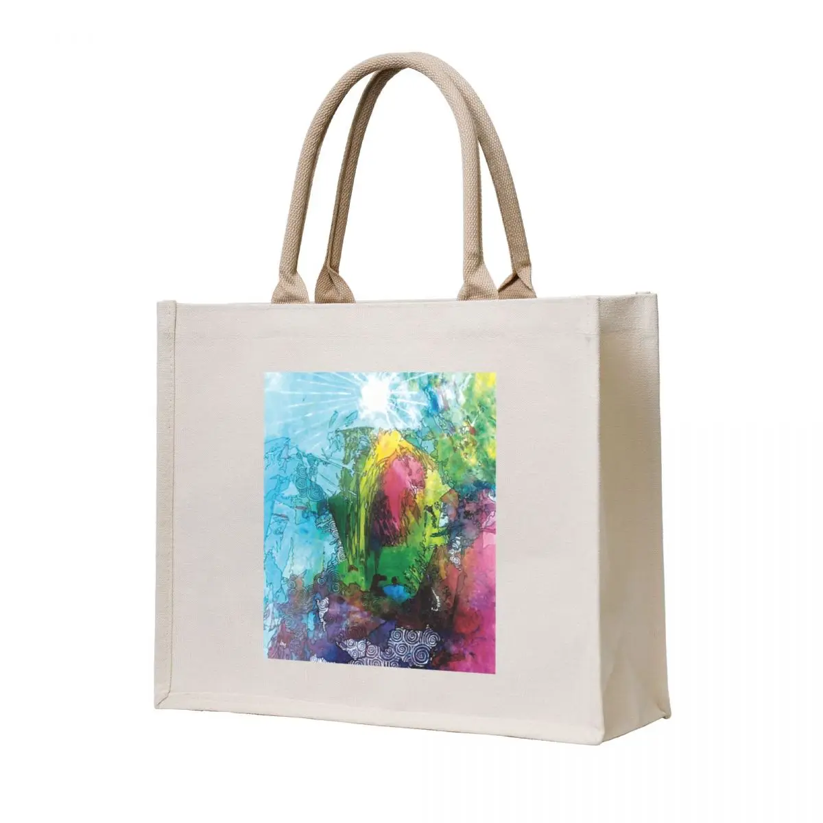 

Rainbow World Tote Bag large tote bag cute tote bag Women's shopper Big women