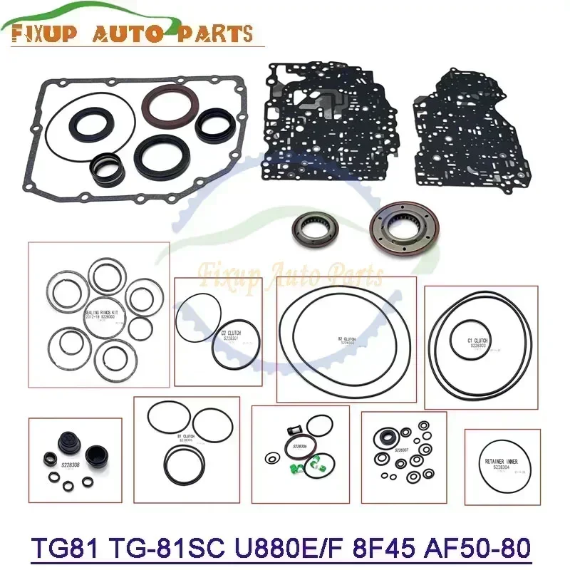 TG-81SC U880E/F 8F45 AF50-8 Auto Transmission Repair Overhaul Kit For Volvo BMW MINI LEXUS Trumpchi Car Accessories GA8F22AW