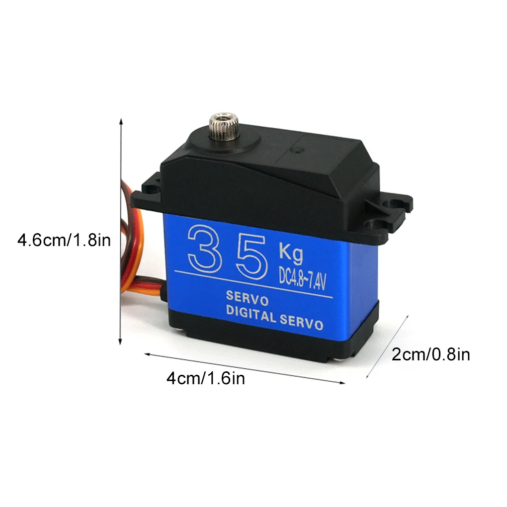 High Reliability Servos For R/C Truck Performance Enhancement ABS Digital Steering Gear Robot Arm 20kg