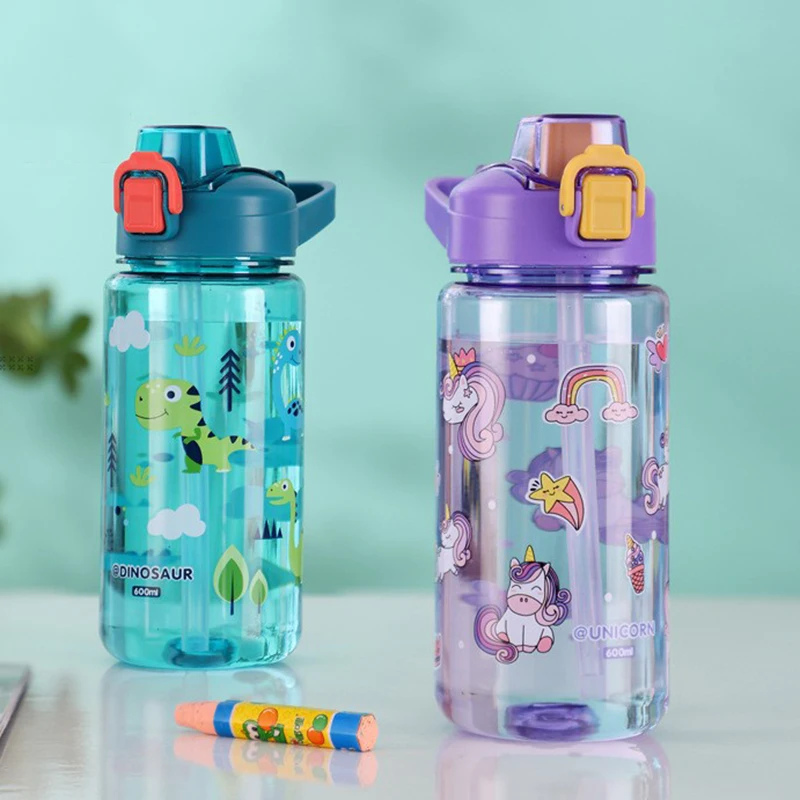 Botella de agua de plástico de pajita grande, botella de viaje portátil, taza de Fitness deportiva de alto valor, taza grande de grasa para adultos, Universal