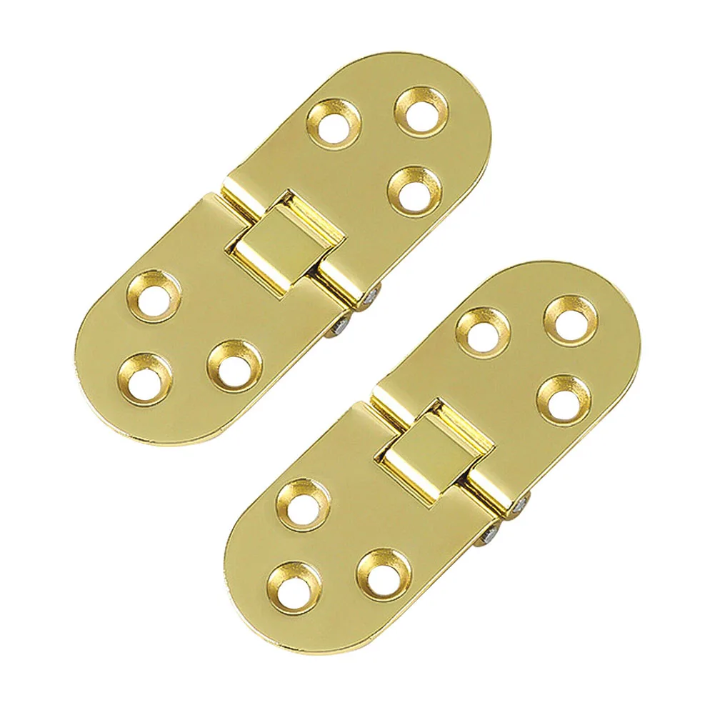 Folding Hinge Hinges With Screws Zinc Alloy Wear-resistant Flush Mounted For Cabinet Furniture High Hardness Self Supporting