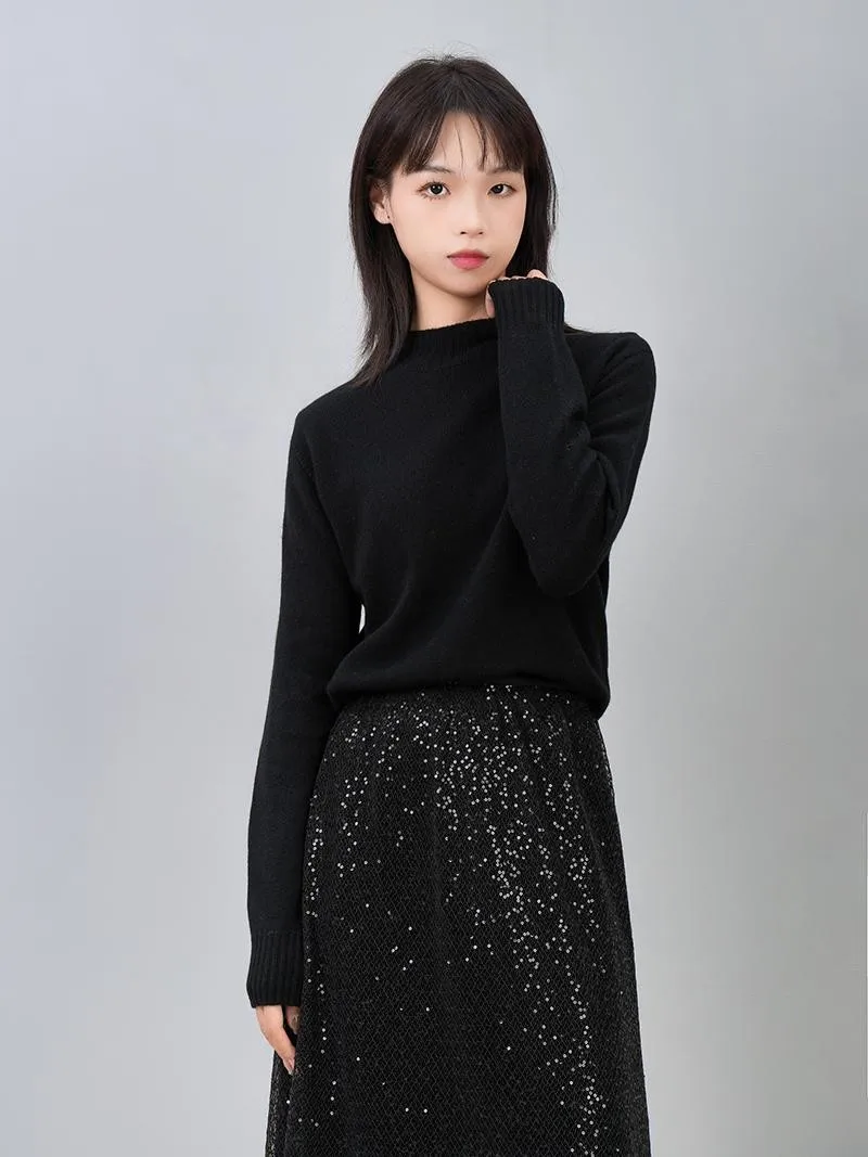 

Poem Dr женский осенне-зимний новый многоцветный свитер с высоким воротником свободного покроя Sl цельный вязаный свитер