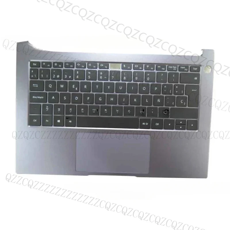 Подставка для рук и клавиатура для ноутбука QZC для Honor MagicBook 14 Nbl-WAQ9HNR Серый верхний чехол SP