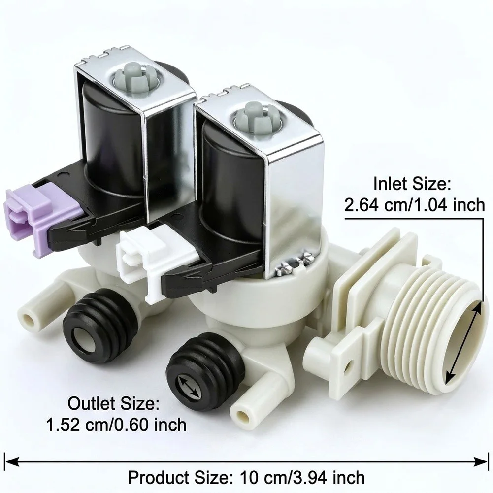 110453 Water Inlet Valve for Splendide Washing Machines and For Westland Models WFL1300XD ARWXF129W WD2100XCPNA