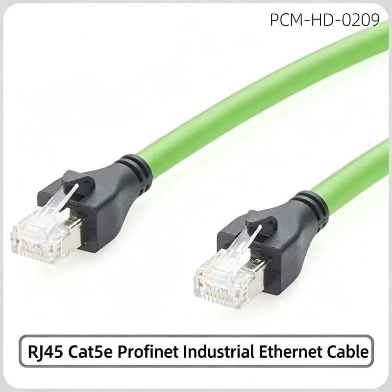 Industrial-Grade Profinet Cat5e RJ45 Highly Flexible Chain-Resistant Shielded Ethernet Automation Cable