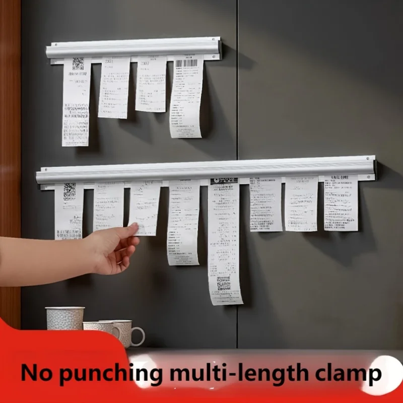 The perfect delivery order organizer - Office organization and storage solution, adjustable clips, space-saving design