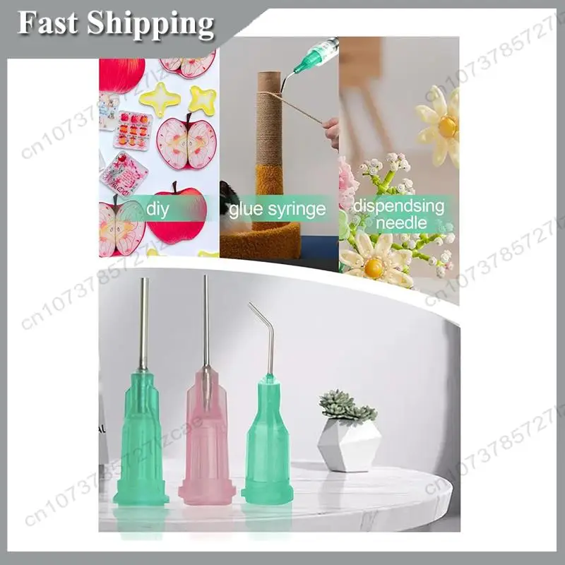 

-A99Z 80 Blunt Tip Dispensing Needles In 8 Sizes-Blunt Needles, Precision Applicators For Adhesive, Industrial And Syringeuse