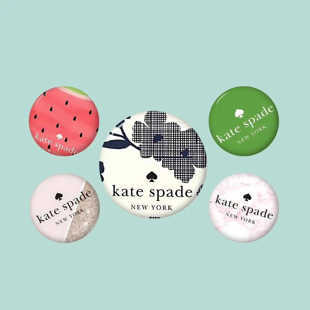 K-Kate Classic S-Spade Flower Creative Tinplate Soft Button Pins Animal Icon Brooch Lapel Backpack Badge Accessories Pin