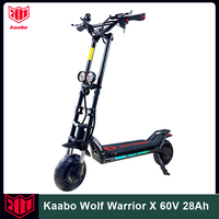 Pre-sale Kaabo Wolf Warrior X 60V 28Ah Battery Double Motor 2200W Top speed 70km/h Kaabo Wolf Warrior X  Scooter