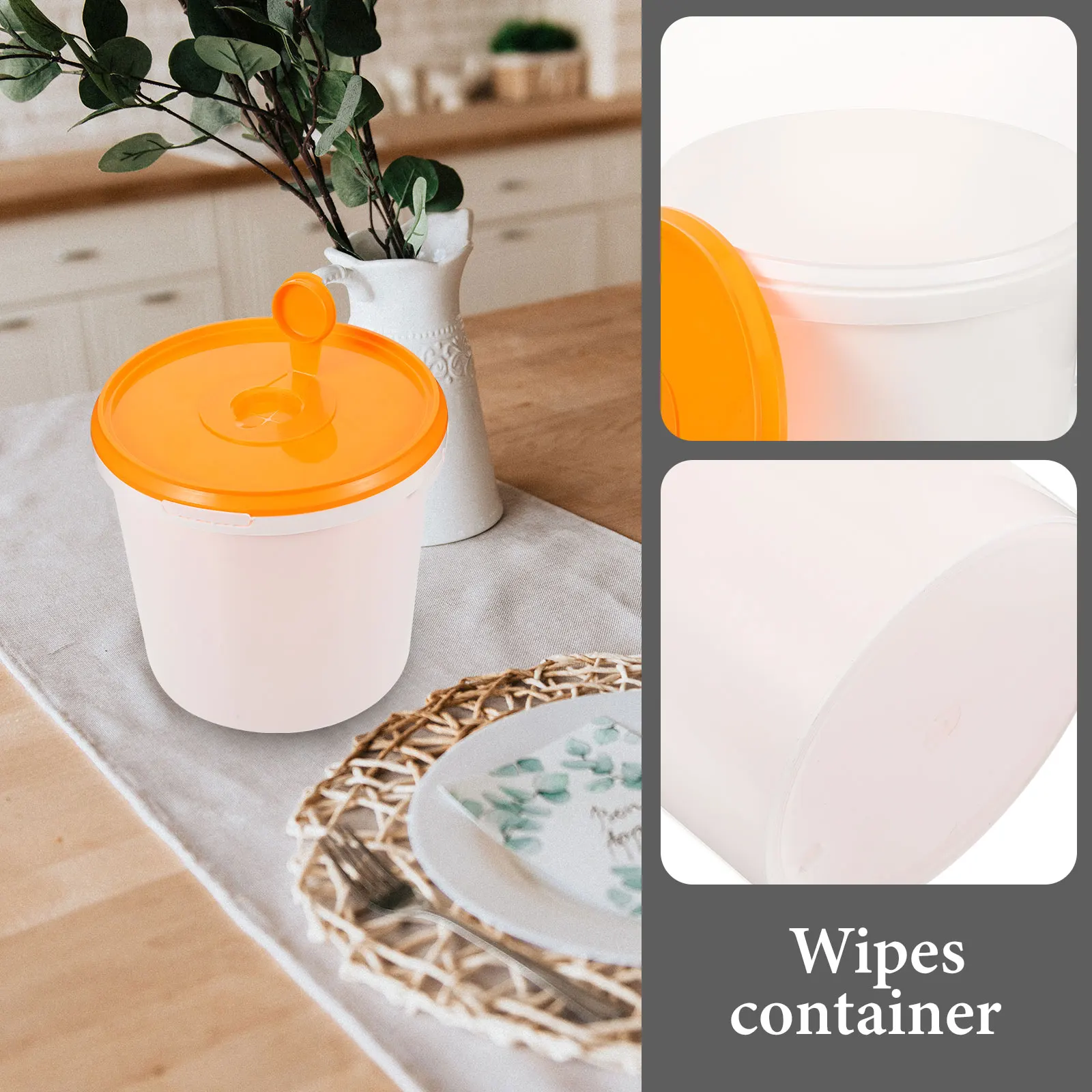 

Wet Wipes Dispenser Portable Wipe Bucket for Car Office Home Baby Wipe Holder Container Storage Baby Wipes Dispenser