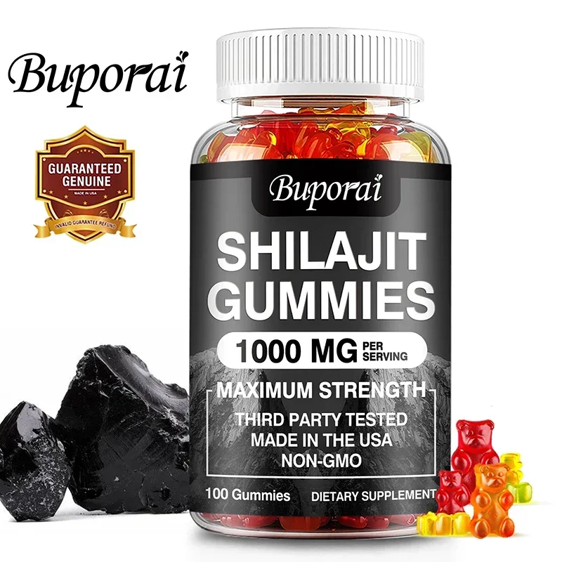 

Shilajit Gummies - Improve Energy Endurance, Increase Muscle Mass and Promote Recovery, Improve Stamina - with Fulvic Acid