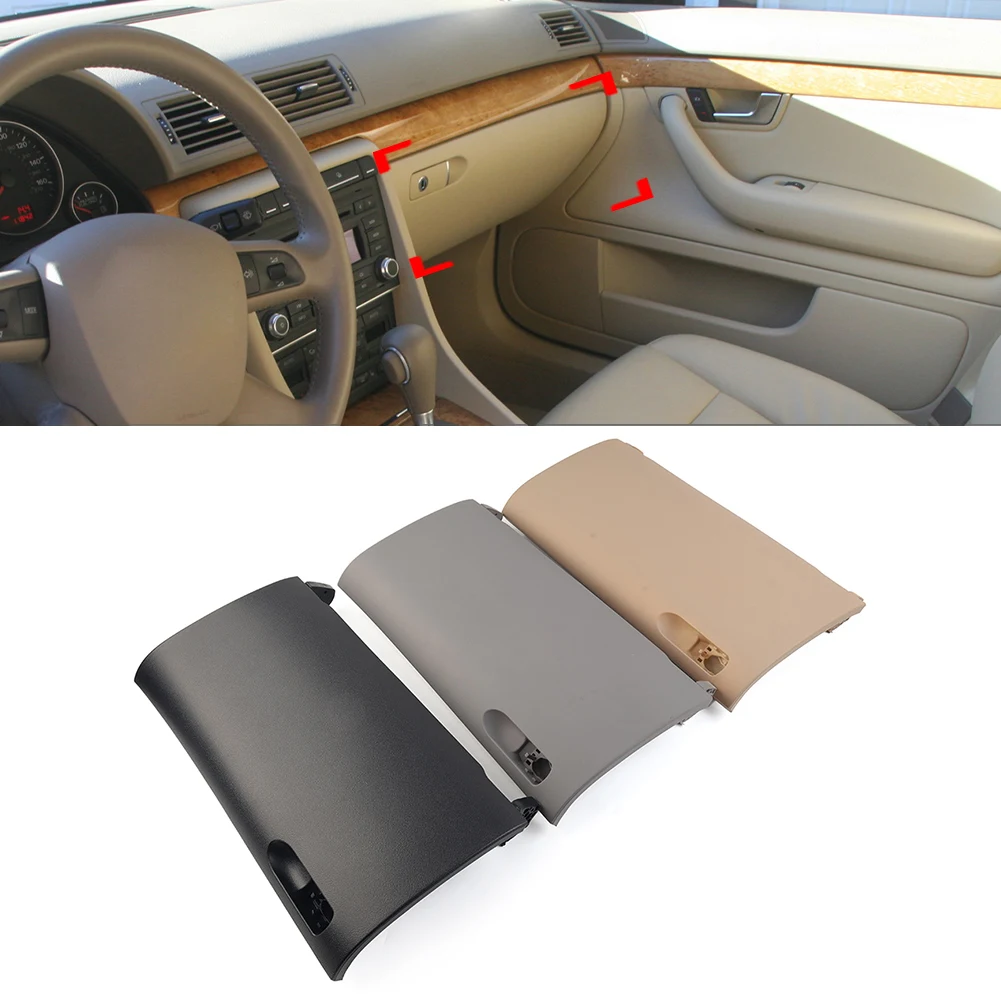 

LHD Car Storage Box Cover Glove Box Door Lid Without Buckle For Audi A4 S4 B6 B7 2001-2008 For RS4 2006-2008 8E1857124A