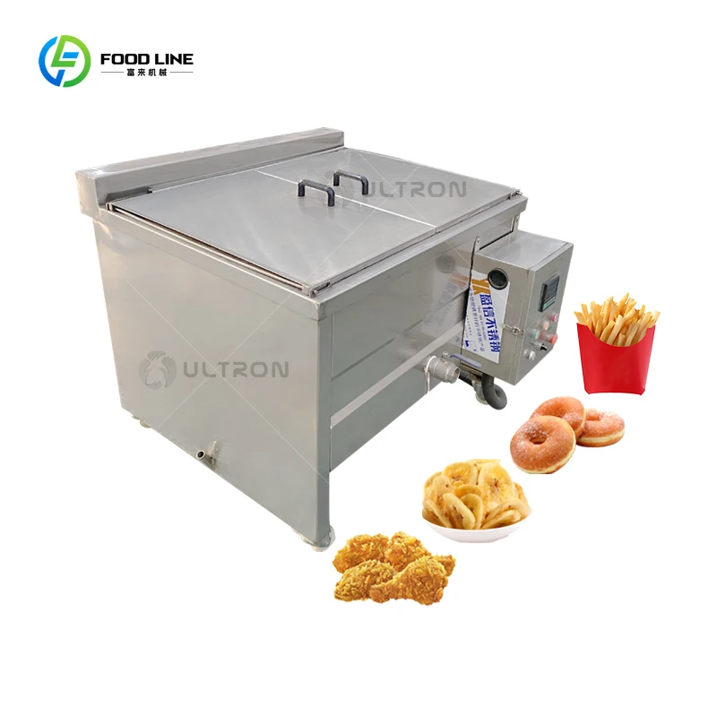 Friteuse électrique à pression pour poulet/pommes de terre, équipement de friture, ligne de traitement de friture au gaz électrique 50-250l, fournisseur d'usine