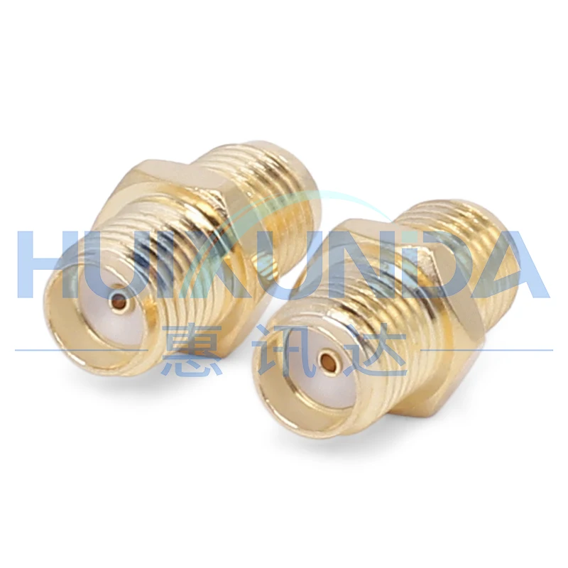 SMA-KK-2 Hexagonal SMA Female to Female SMA External Thread Inner Hole SMA Double Female Head Through Double Head Connector