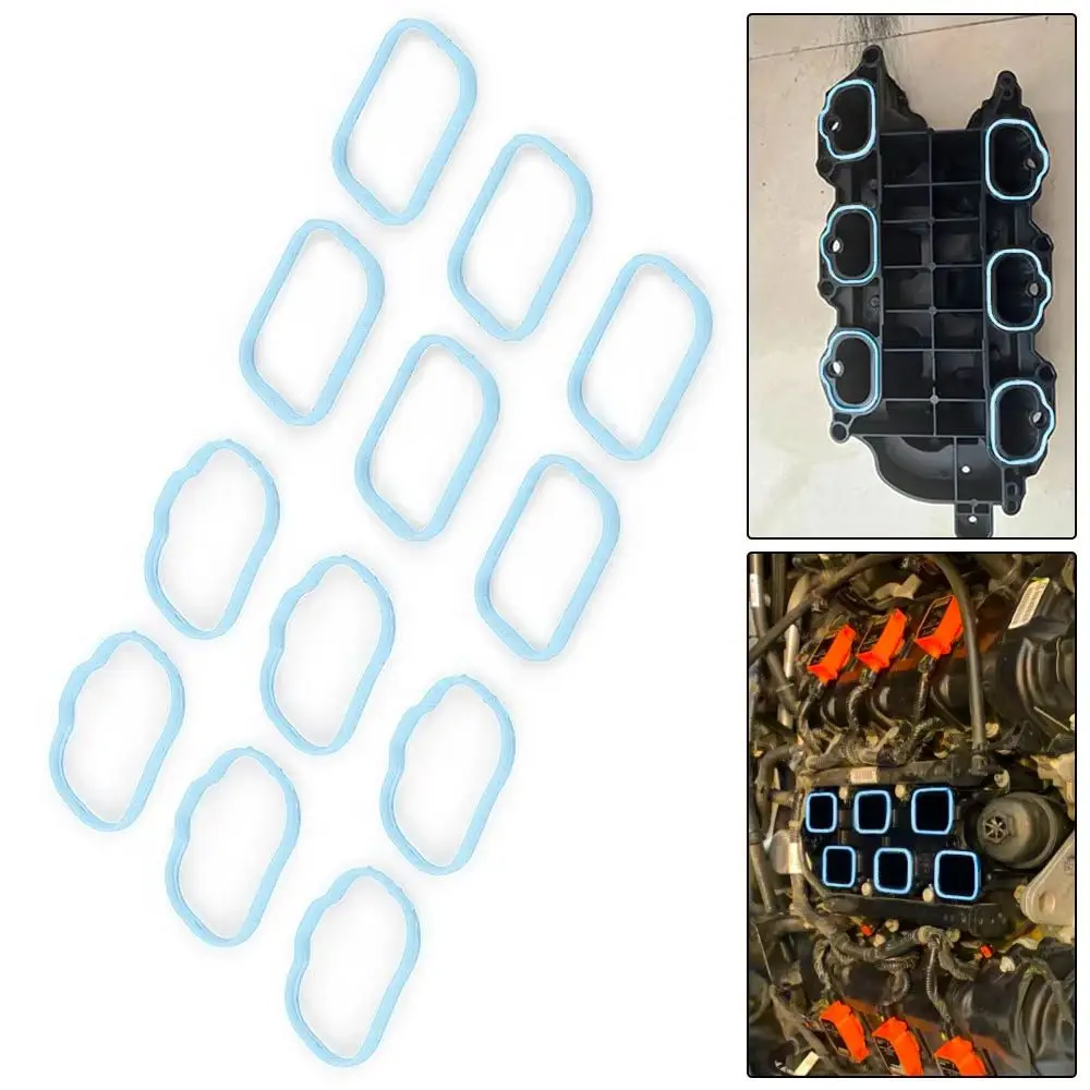

12PCS Intake Manifold Gasket Set Plenum Gasket for Chrysler Dodge Jeep Ram 2011-2019 5184562AC 5184331AC MS97204 Auto Repair Par