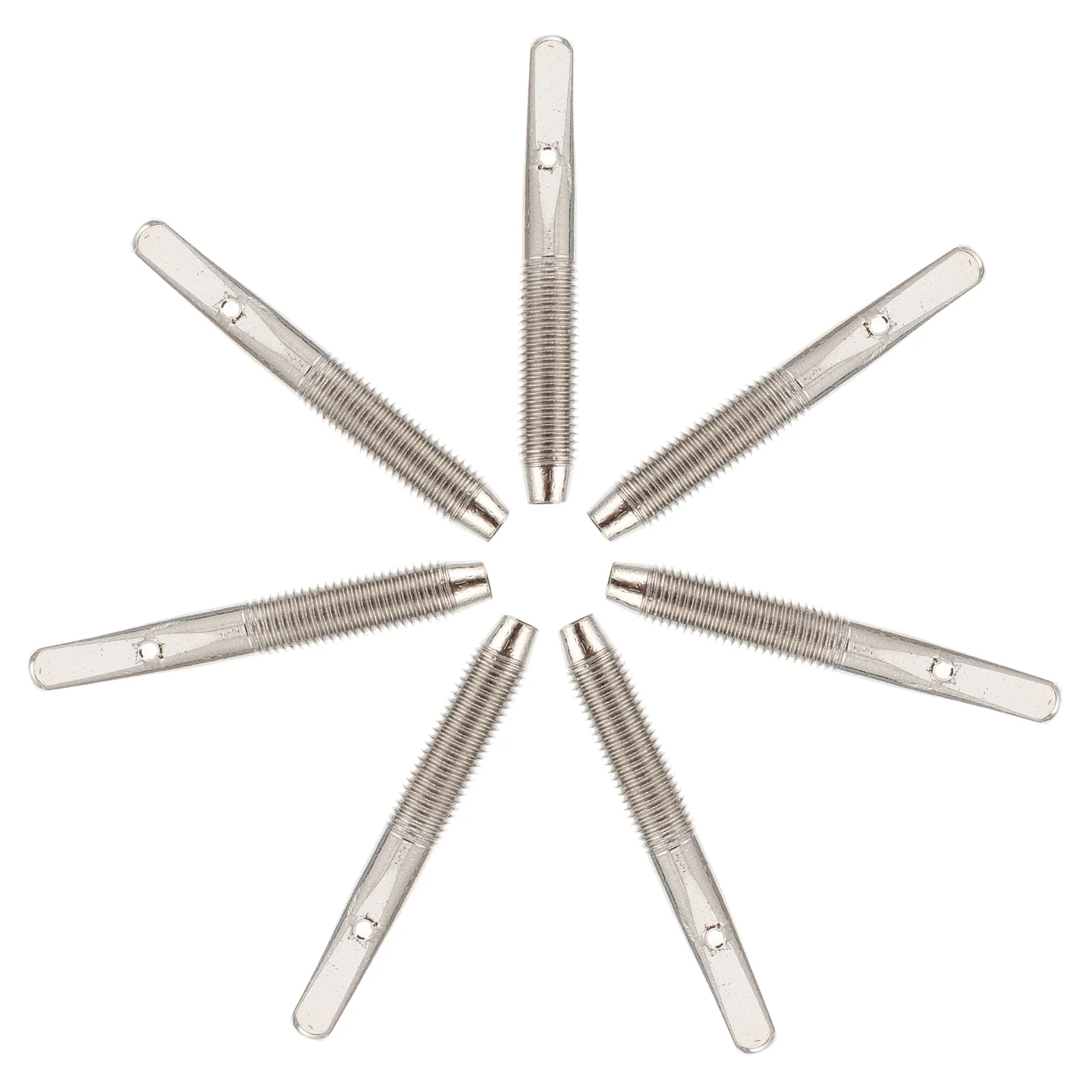 7 PCS Lyre Fastening Nails Instruments Zither Pin Metal Fixing for Harp Musical Part Peg