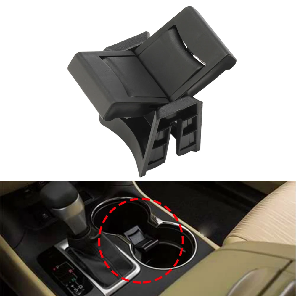 Center Console Cup Holder Insert Divider Drink Holder For Toyota Highlander Kluger 2014 2015 2016 2017 2018 2019 Car Accessories