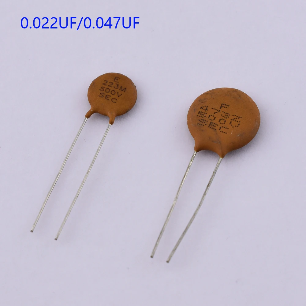 Genuine SEC 0.022UF / 0.047UF Ceramic Disc Cap (Capacitor)  For Electric Guitar - Made in Taiwan