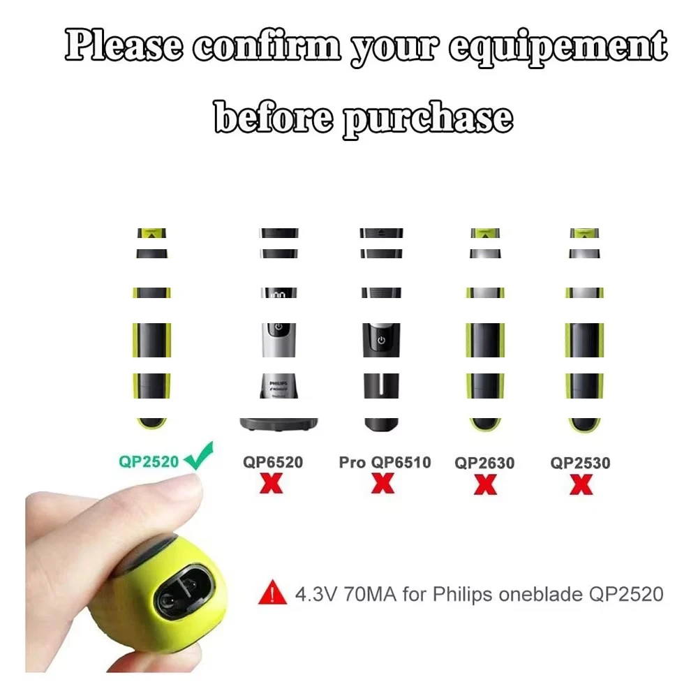 Bag/Charger/Protective Cover For Philips OneBlade QP2530/2520 Shaver Storage EVA Hard Travel Portable Bag Cover Waterproof Case