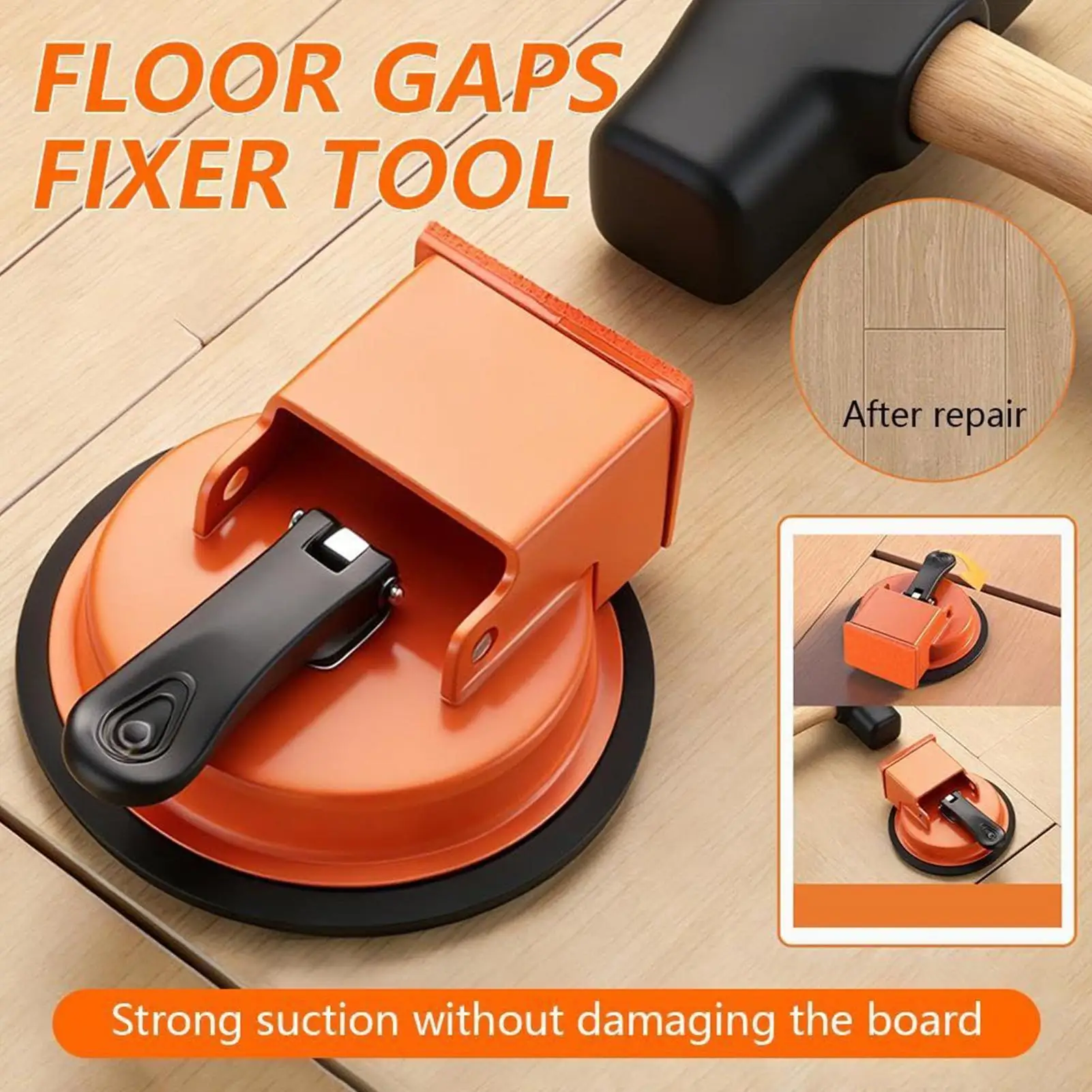 

Heavy Duty Floor Fixer Tool Suction Cup Vacuum Grabber for Tile Slat Baseboard Paver Carpentry Construction in Bathroom kitchen