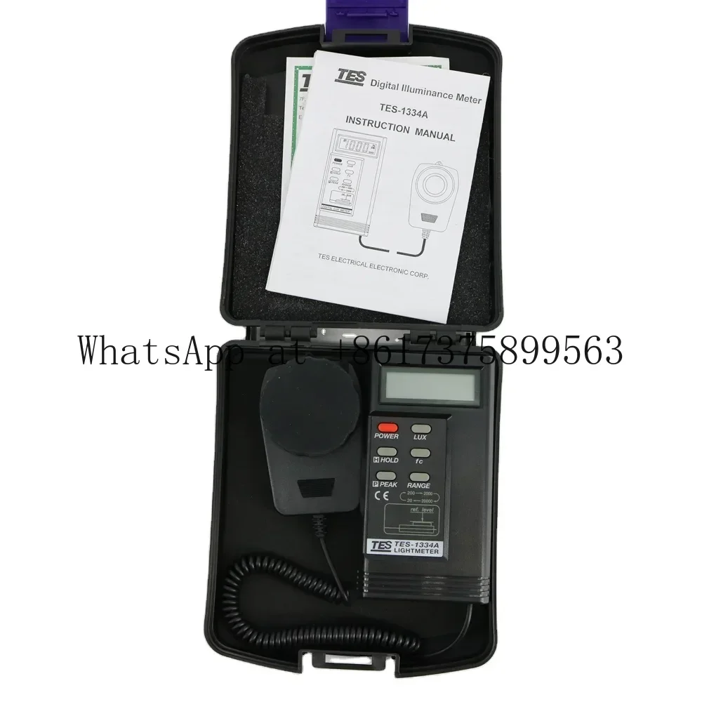Por TES-1334 A Digital Lux Meter High Precision Footcandle Light Brightness Tester