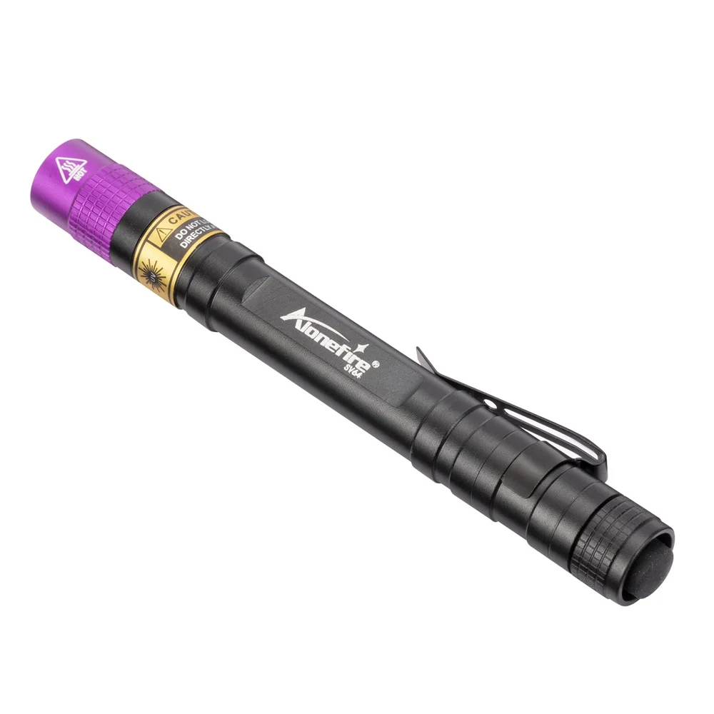 Pen Licht UV Zaklamp 395nm/365nm Blacklight Onzichtbare Inkt Marker Hond Kat Huisdier Urine Vlek Lekkage erts Detector lamp SV64