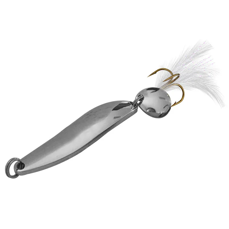 Lot De 7 Leurres Métalliques Pailletés – Cuillères Brillantes Pour Truite, Perche, Saumon En Eau Douce Et Salée