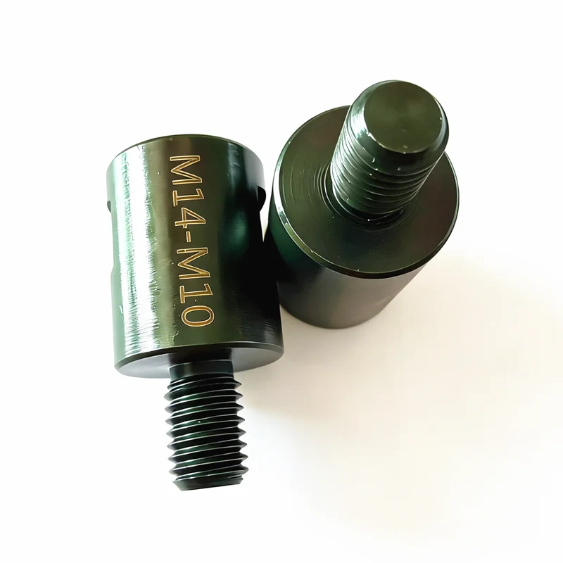 2Pcs M14 to M10 Thread Adapter M14 Female to M10 Male Converter for Angle Grinder Polishing Machine Drill Bits