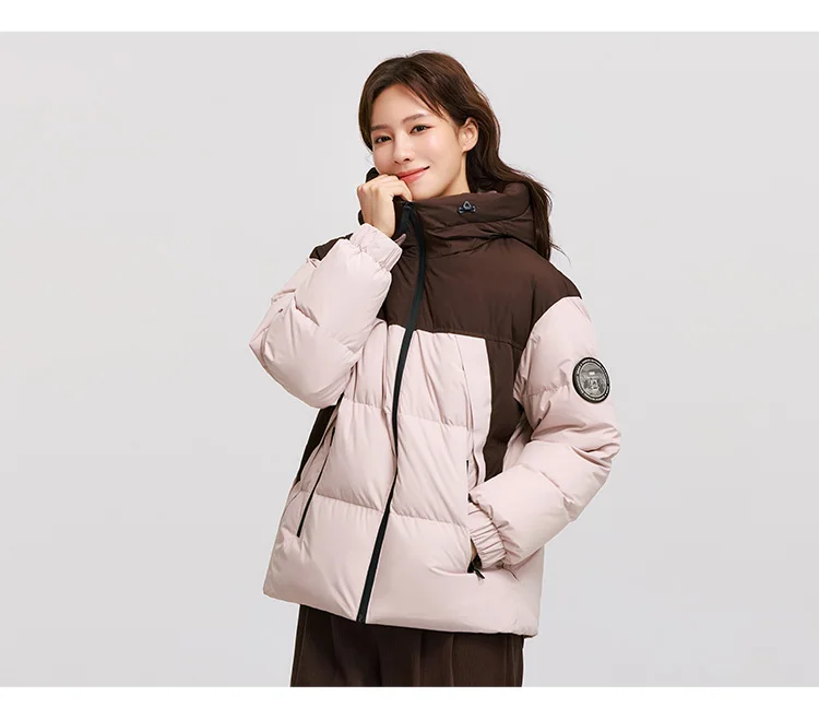Semir Down Jacket Women 2026 New Winter Three-Resistant Outerwear Warm Versatile Fashion Winter Clothing