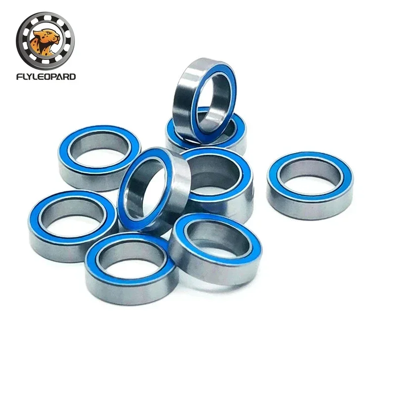 2pcs/lot 6702 2RS 15x21x4mm ABEC-7 Thin Wall Bearing 6702RS 15*21*4 Power Tool Bearings 61702 2RS Blue Seal Bearing