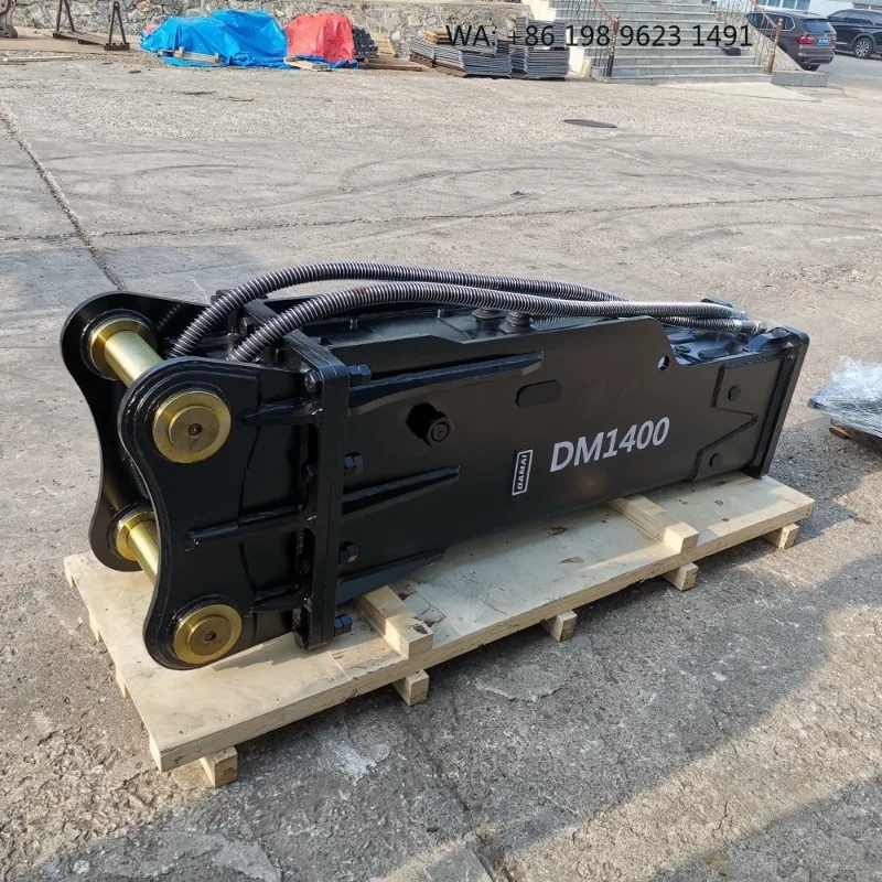 68mm Box Type Auto Lubrication Hydraulic Rock Breaker CE Certified Demolition Tool 4-7 Ton Excavator Construction Equipment - view 5