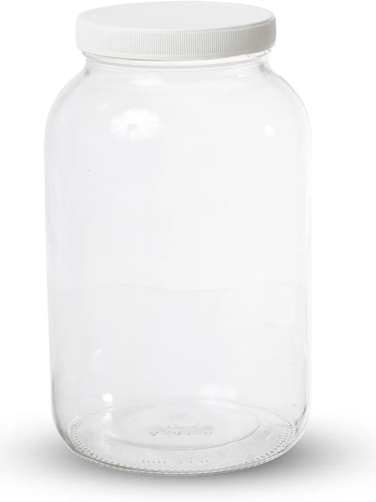 

Большая стеклянная банка для хранения объемом в галлон с пластиковой крышкой для сохранения свежести чая и напитков комбуча, герметичная емкость для хранения на кухне