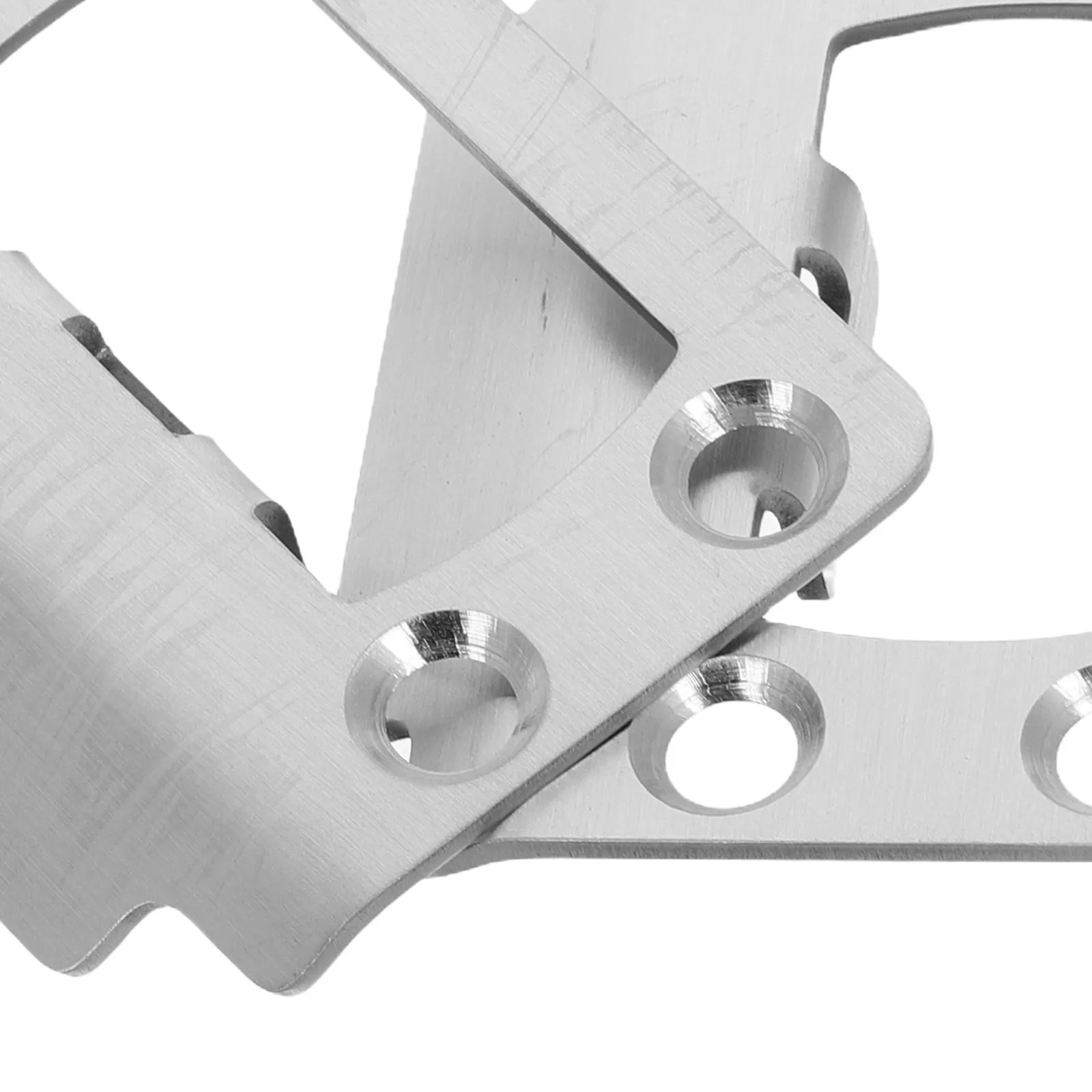 1Set Universal Stainless Steel Door Strike Plate Latch Reinforcement Plate for Interior Exterior Doors Security Upgrade Deadbolt