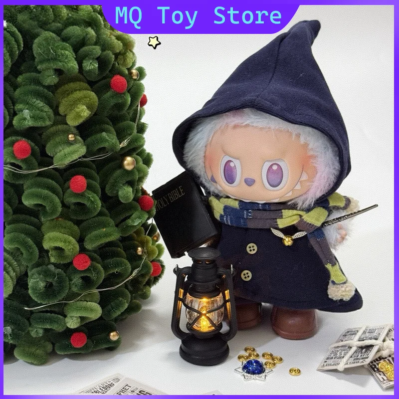

17cm Baby For Labubu Clothes Gryffindor Little Wizard For Labubu Clothes New Baby Preppy Style Clothes Set