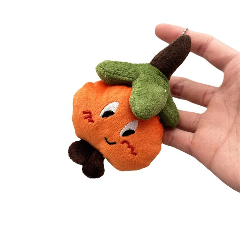 Porte-Clés Kawaii en Peluche Orange Mandarin Doux, Pendentif, Bibelot de Bricolage, Jouets pour Enfants, Sac, Accessoires de Voiture, 14cm, Nouvelle Collection 2023