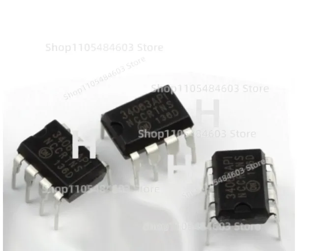FTDW 6 pcs MC34063API DIP-8 - Boost/Buck/Inverting IC. Replaces UC3842 -