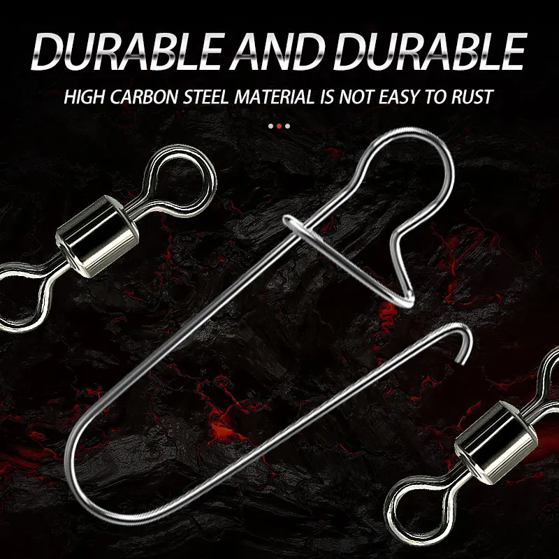Duo Giratorio Acero Inoxidable con Bloqueo – Pesca Resistente - imagen 5