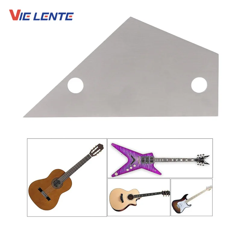 1/2 stücke Gitarre Fret Rocker Ebene Werkzeug Gitarre Mess Lineal Edelstahl Gitarrenbauer Werkzeuge Akustische Elektrische Gitarre