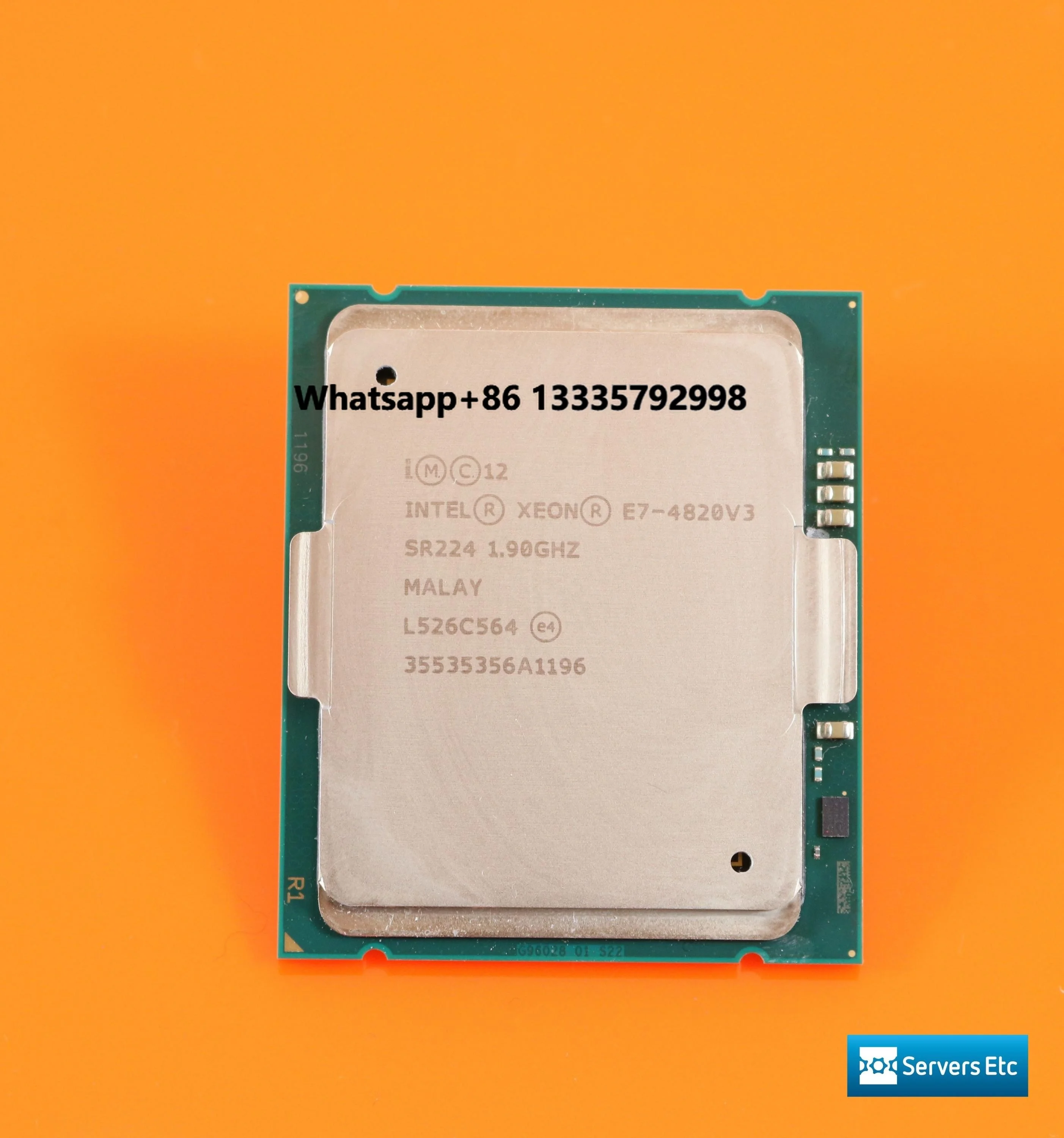 

Ready Stock 1.90GHz SR224 10-Core Processor for INTEL' XEON E7-4820 V3 Compatible for High-End Performance on Servers