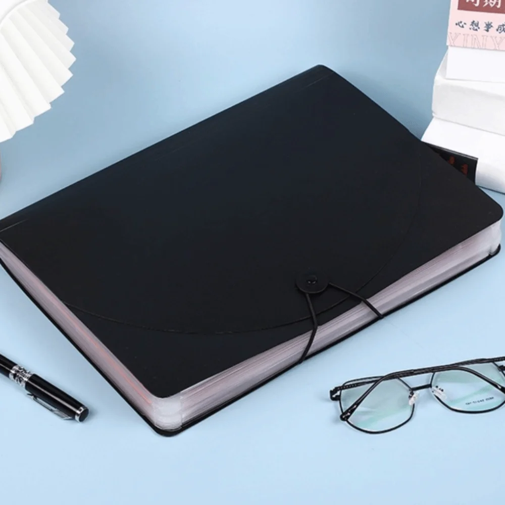 25 Pockets File Folder Organizer Plastic Multi-Purpose Expandable Filing Box Large Capacity A4 Art Supplies Folder School